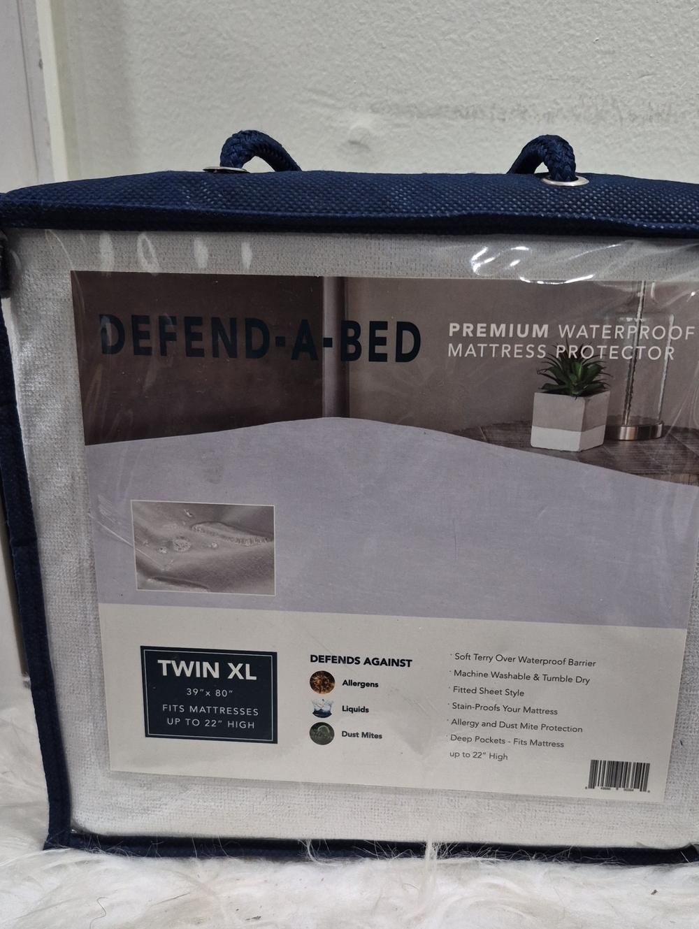 Premium Waterproof Mattress Protector - White (Twin XL)
